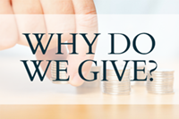 why do we give