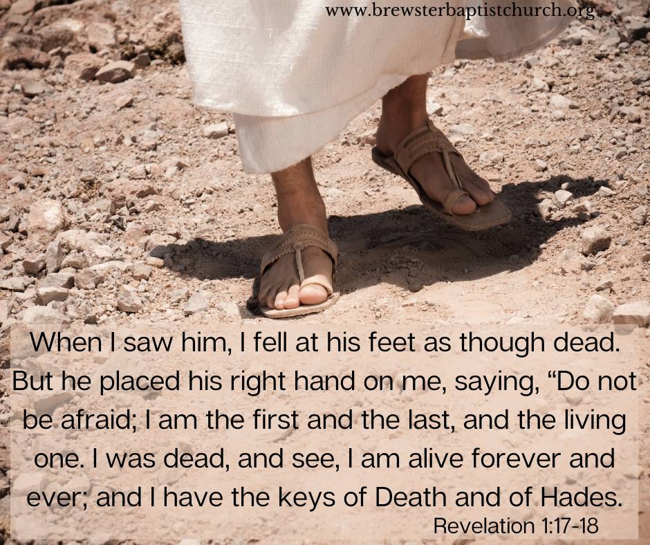 I fell at his feet