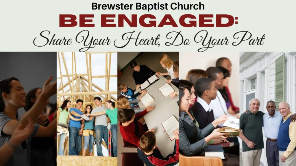 Bible series logo for Be Engaged Share Your Heart, Do Your Part