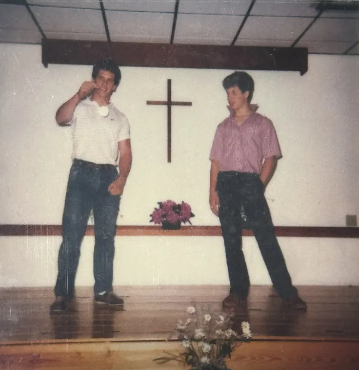 2 boys from youth group