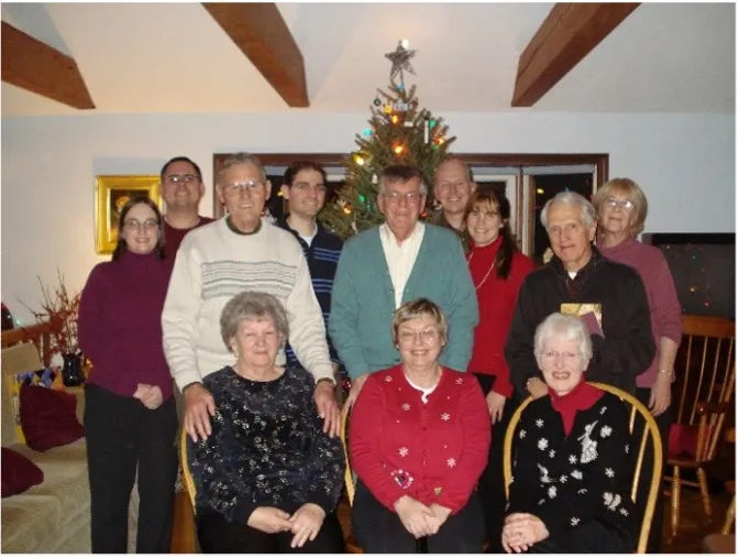 Bill with a group of his BBC coworkers