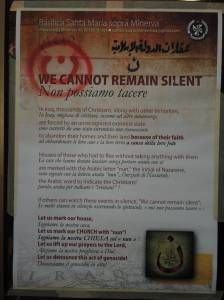 Poster: We Cannot Remain Silent